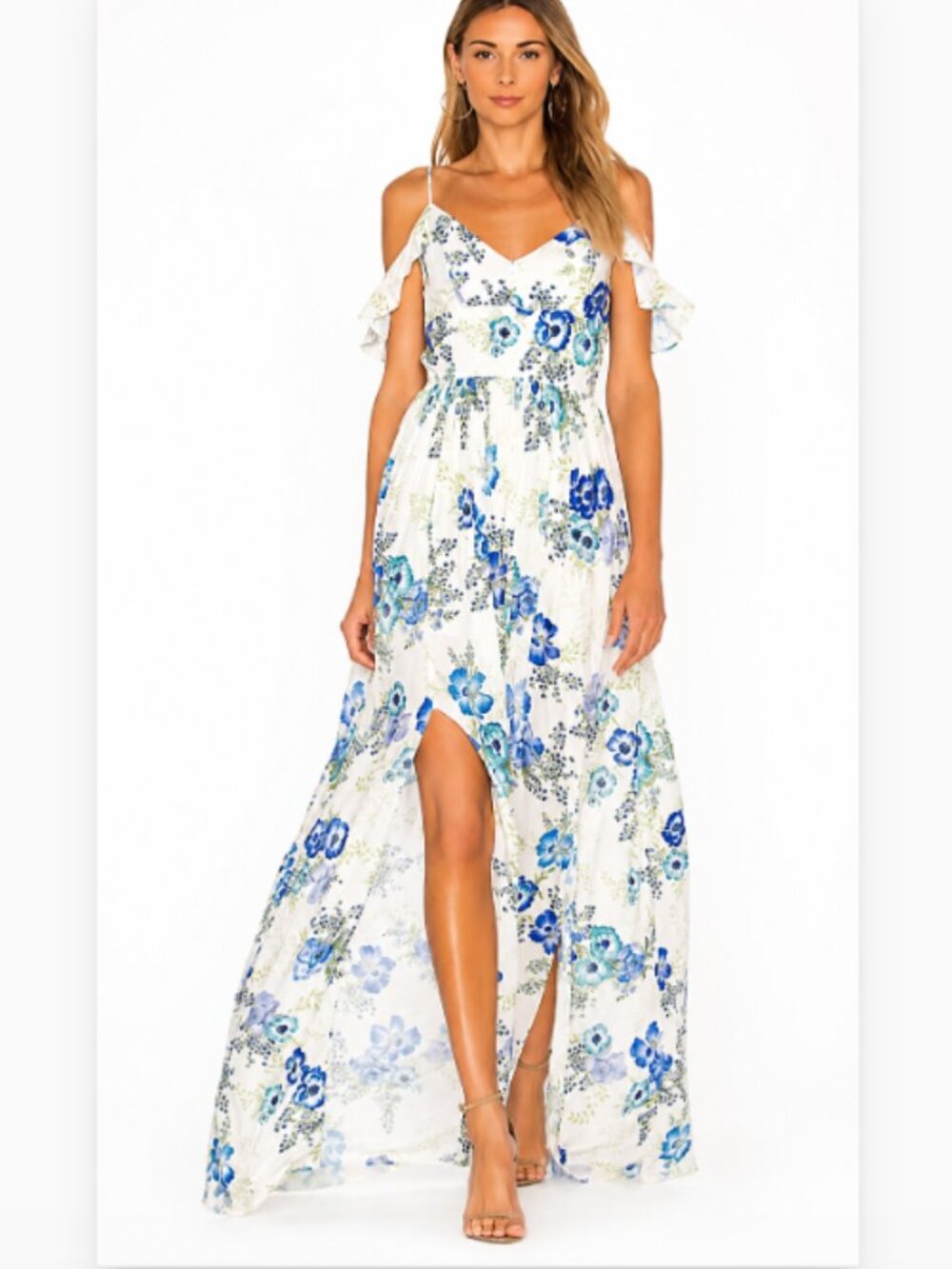 Amanda Uprichard Wren Floral Maxi Dress | XS | Wedding Guest | Baby Shower